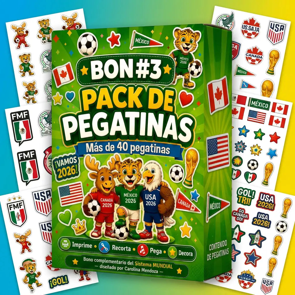 Pack de Pegatinas del Mundial