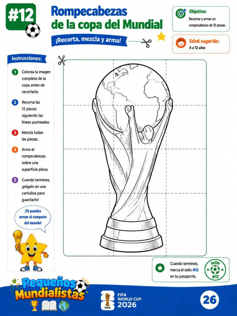 Página 26 del cuaderno Pequeños Mundialistas
